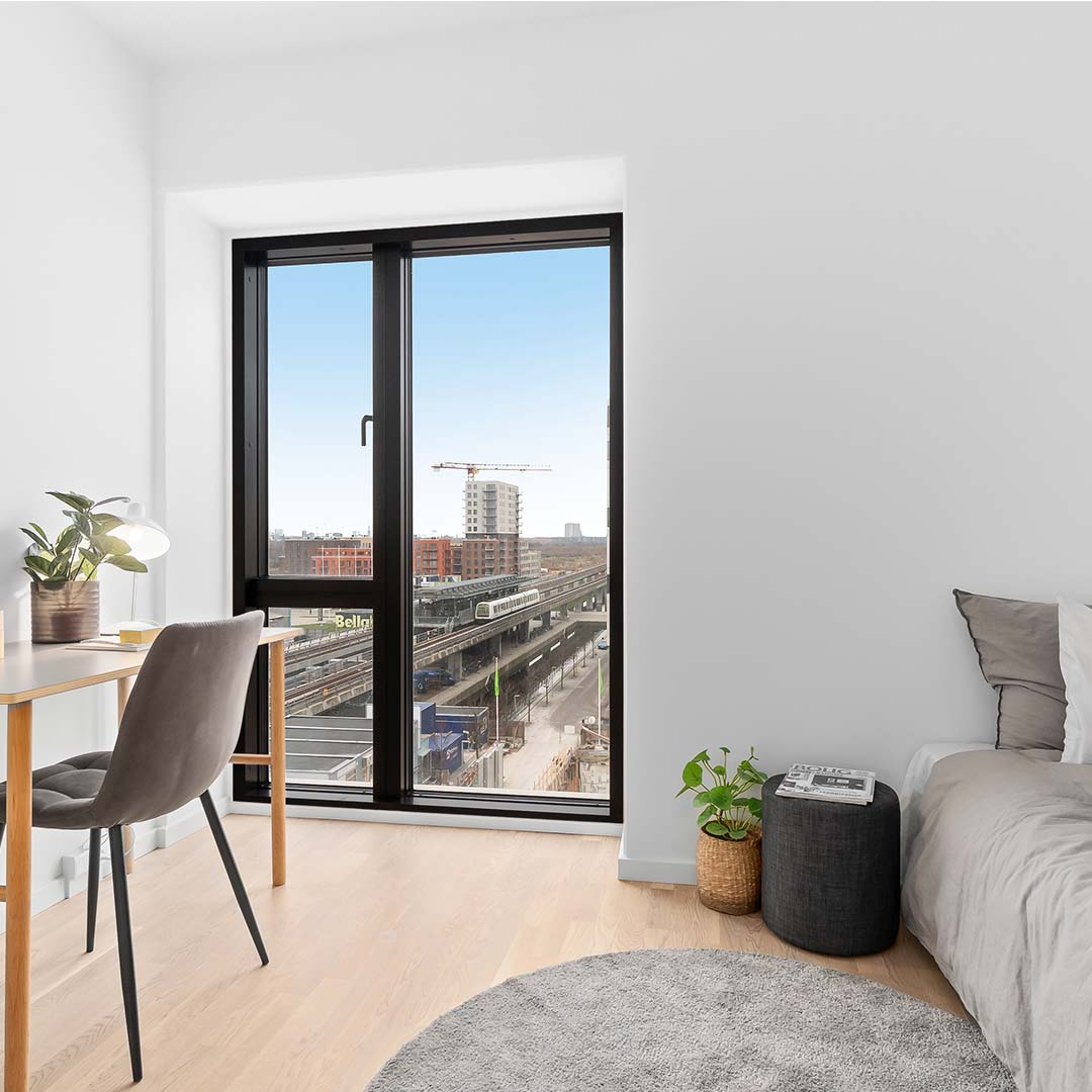 Værelse med udsigt til metro